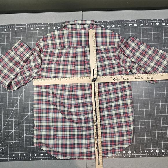 Polo Ralph Lauren Shirt Boys Medium Plaid Button Up Preppy Academia Classic - Picture 9 of 11